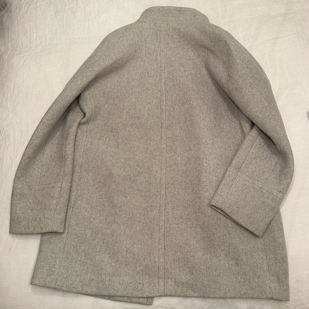 J Crew Cocoon Coat Grey - Picture 12 of 12